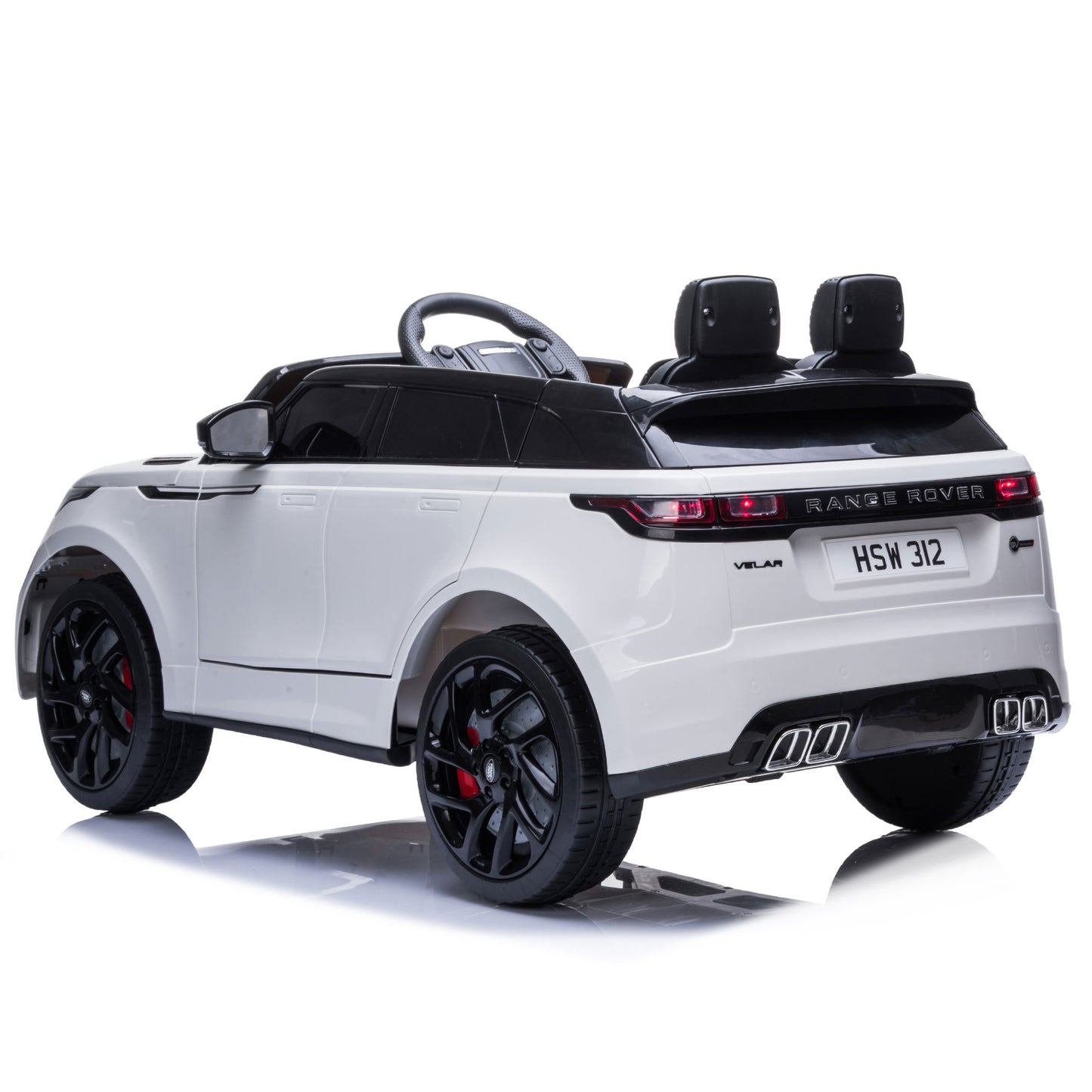 Cfowner 12V Licensed Land Rover VELAR Vehicle, Kids Ride On Car w/2.4G RC, 4 Wheel Suspension, LED, Music, Best Gift for Boys Girls-Pink