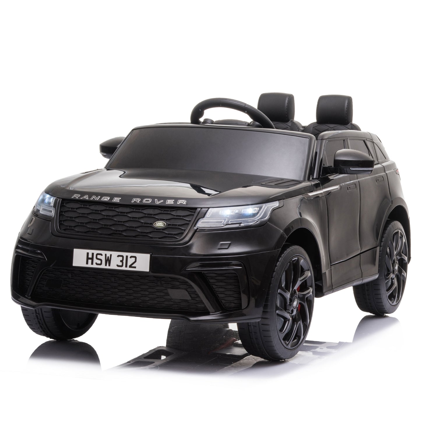 Cfowner 12V Licensed Land Rover VELAR Vehicle, Kids Ride On Car w/2.4G RC, 4 Wheel Suspension, LED, Music, Best Gift for Boys Girls-Pink