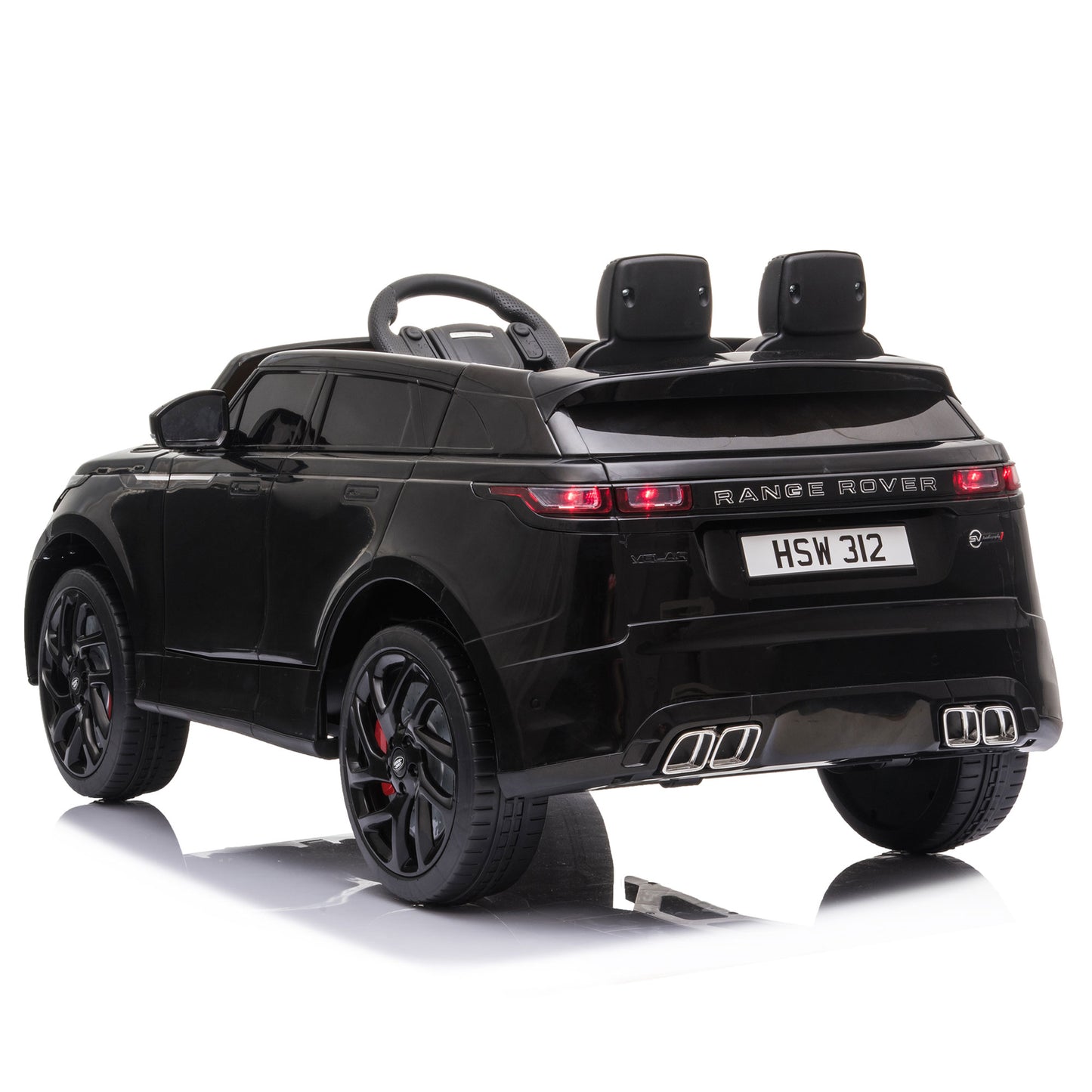 Cfowner 12V Licensed Land Rover VELAR Vehicle, Kids Ride On Car w/2.4G RC, 4 Wheel Suspension, LED, Music, Best Gift for Boys Girls-Pink
