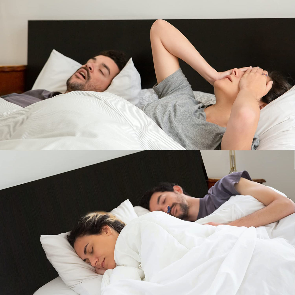 Cfowner Electric Anti Snoring Devices, Obvious Effect, Safe & Comfortable, Double Eddy Current, for Men Women All Nose Shapes and All Ages to Reduce Snoring