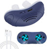 Cfowner Electric Anti Snoring Devices, Obvious Effect, Safe & Comfortable, Double Eddy Current, for Men Women All Nose Shapes and All Ages to Reduce Snoring